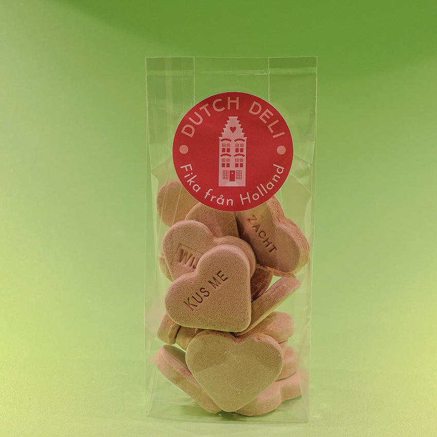 Paket: Plåtburk serien "Pretty Tulips" från Matix Souvenir med påse godis från Holland