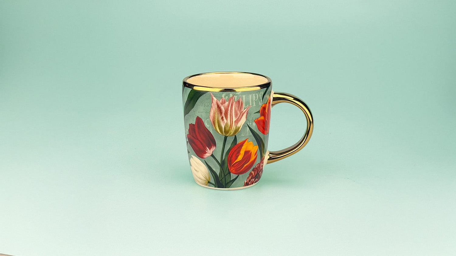 Mugg serien "Pretty Tulips" grön från Matix Souvenir Holland