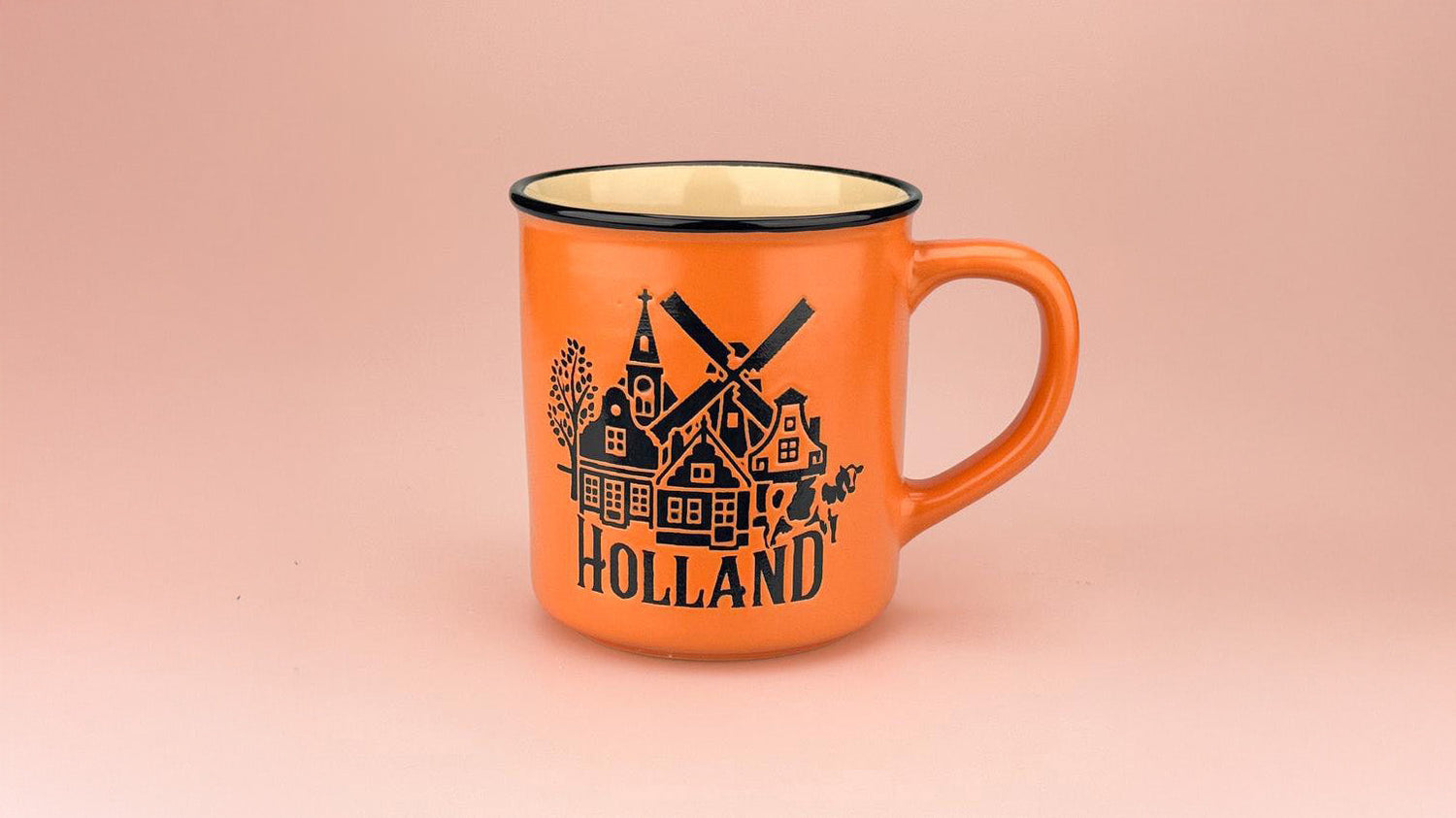 Campmugg orange från Matix Souvenir Holland
