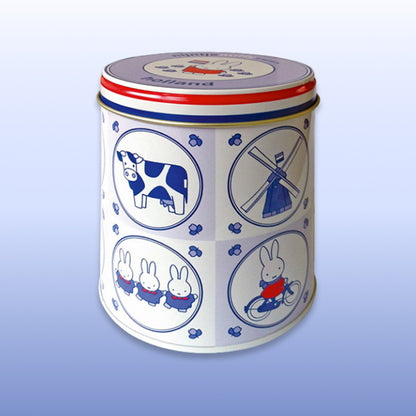 Förvaringsburk för stroopwaflar med Miffy-tema, souvenir, blå