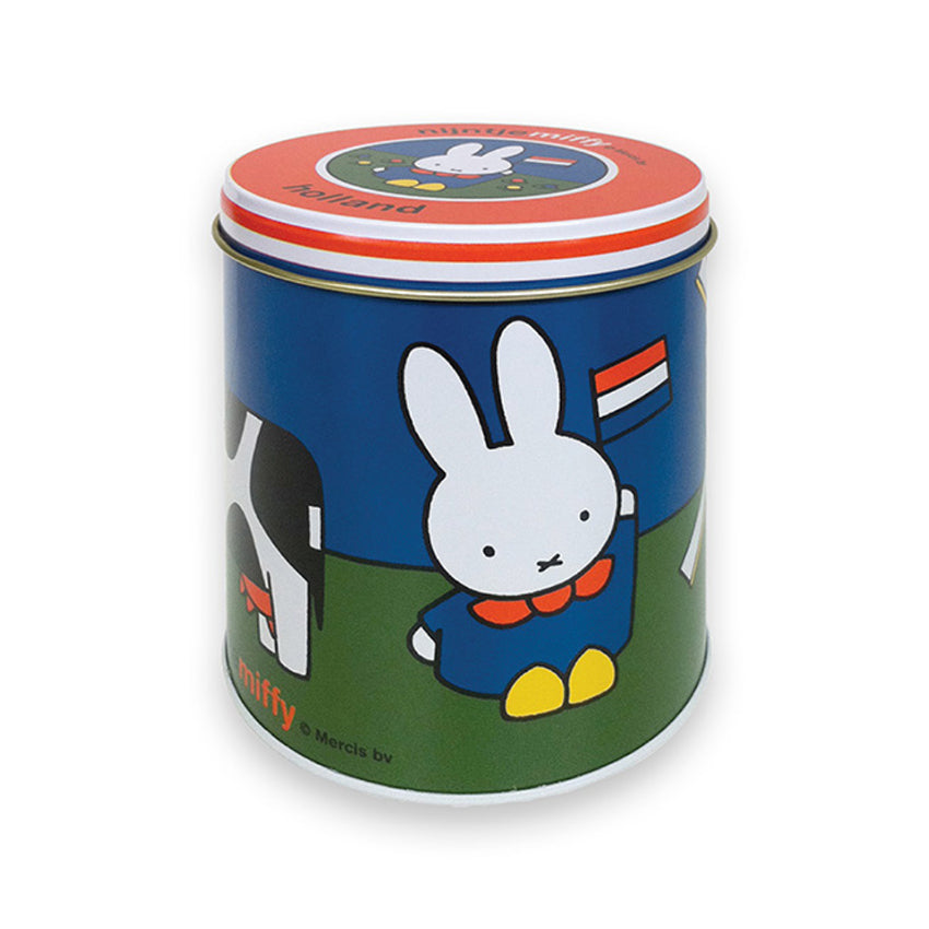 Miffy-Nijntje stroopwafel-/förvaringsburk – Holländskt landskap (Nijntje weiland)