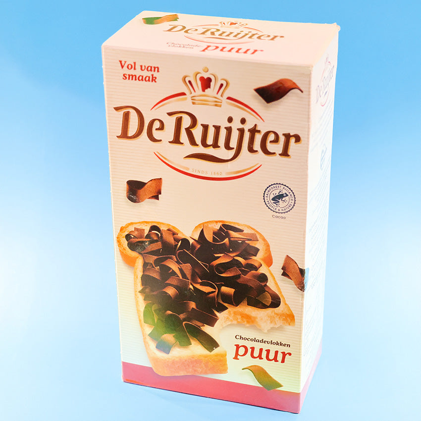 Chokladflingor (Vlokken) MÖRKA/PUUR 300g från De Ruijter Chocolade