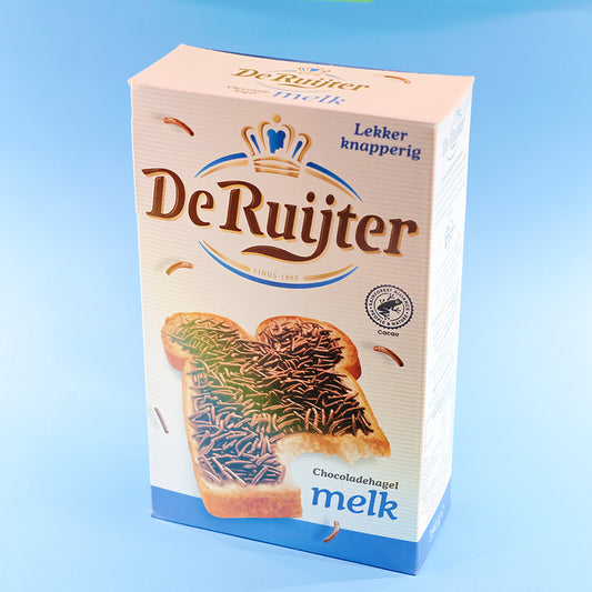 Chokladströssel LJUS/MELK (Hagelslag) 390g från De Ruijter Chocolade front