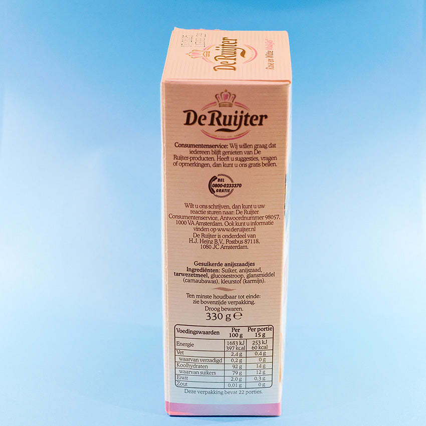 De Ruijter Rose en Witte Muisjes 330g näringsvärden