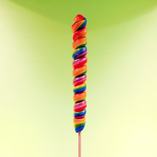 Twister regnbågsklubba med jordgubbssmak 75gr. från Holland Foodz