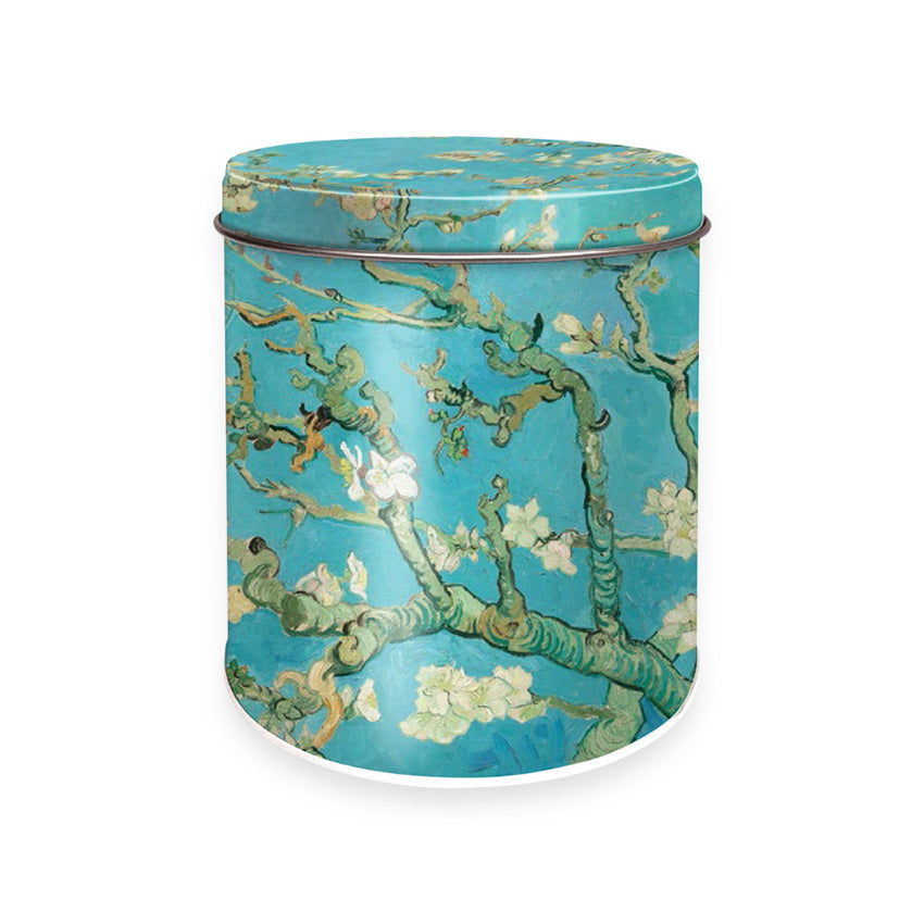 Förvaringsburk för stroopwafflar med motivet ”Vincent van Gogh: Mandelblom - Almond Blossom”