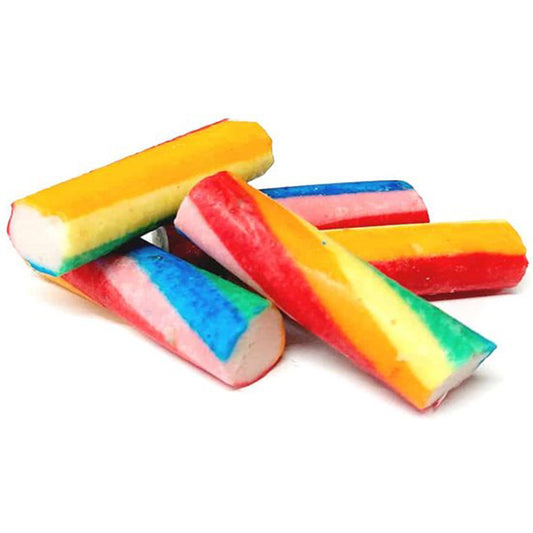 Mjuk liten regnbågssockerstänger (Regenboogstokjes) enligt Oosterhouts originalrecept från Holland Foodz