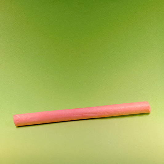 Originalet äkta Oosterhout rosa sockerstang hård med söt-syrlig smak (de harde Zuurstok) 43gr. från Holland Foodz