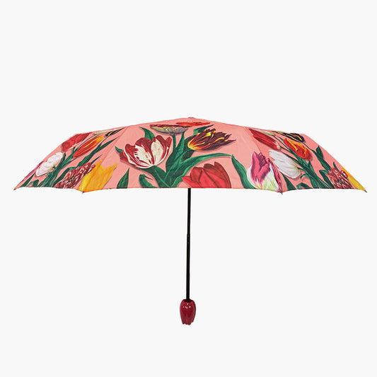 Paraply serien "Pretty Tulips" tulpaner/rosa från Matix souvenir Holland