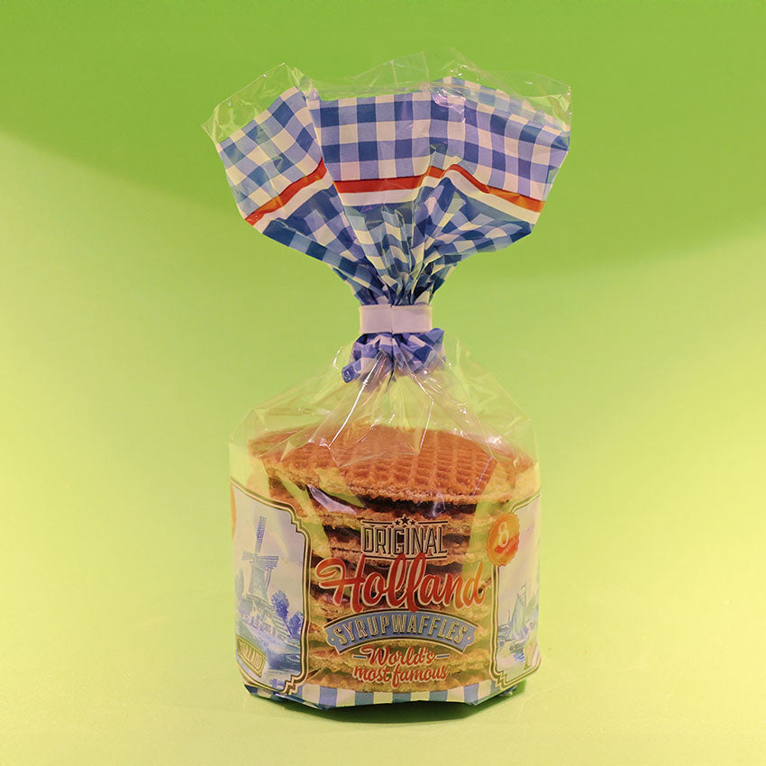 Påse sirapsvåfflor 8st. med kanel, sirap och Bourbon-vanilj från Matix Souvenir Holland