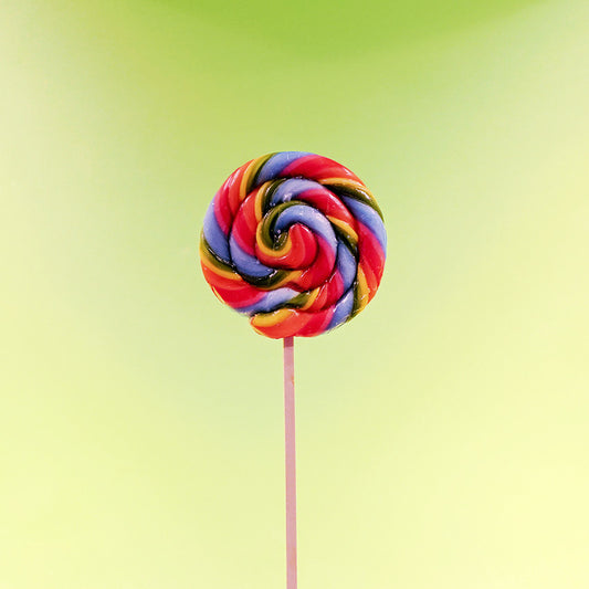 Regnbågs jordgubb- spiralklubban 45gr. från Holland Foodz