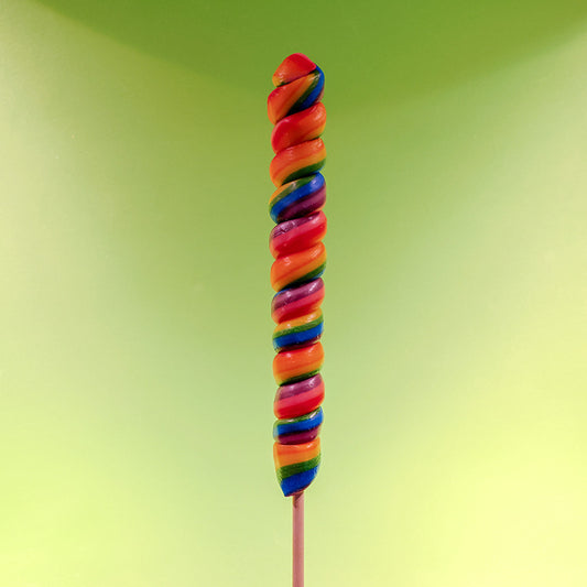 Twister regnbågsklubba med jordgubbssmak 75gr. från Holland Foodz