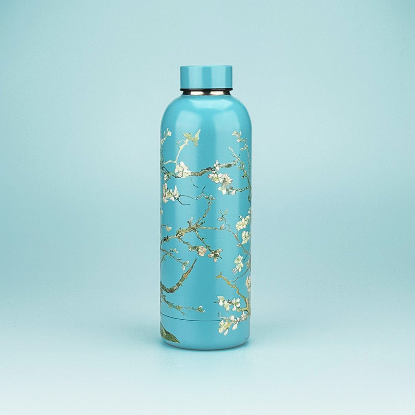 Vattenflaska med Van Gogh motiv mandelblom