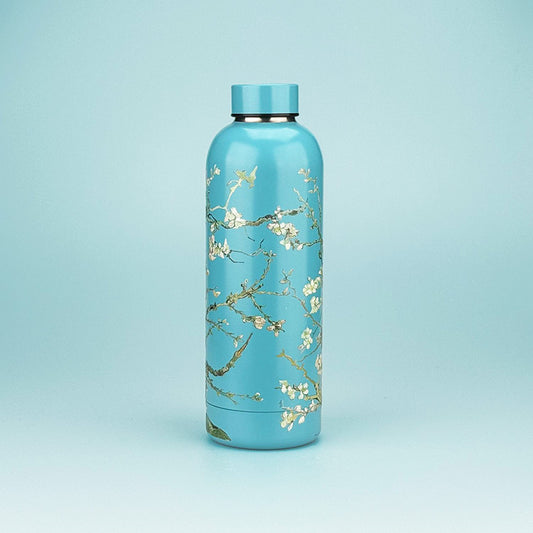 Vattenflaska med Van Gogh motiv mandelblom