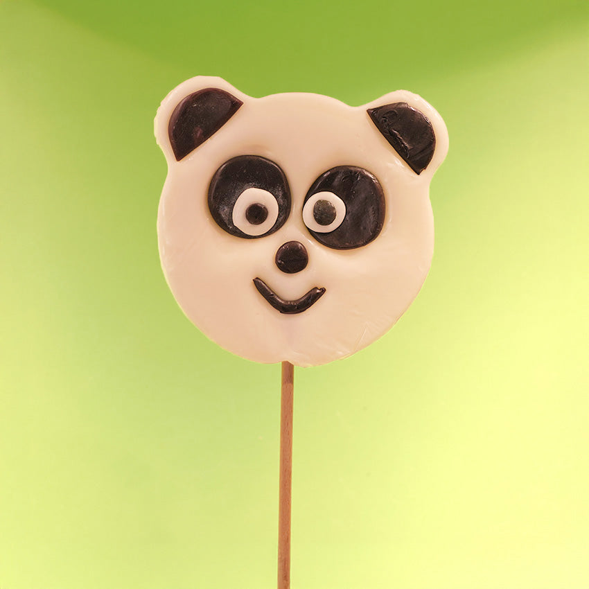 Den stora Pandaklubba med jordgubbssmak (Grote Pandalolly) 100gr. enligt originalrecept från Holland Foodz Oosterhout