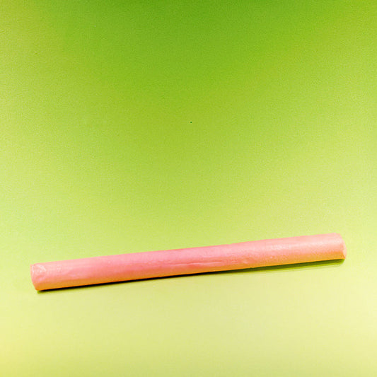 Originalet äkta Oosterhout rosa sockerstang hård med söt-syrlig smak (de harde Zuurstok) 43gr. från Holland Foodz