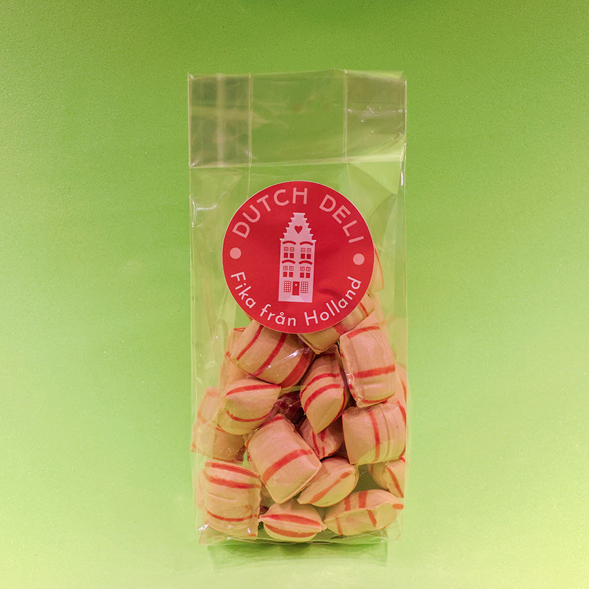Paket: Plåtburk serien "Pretty Tulips" från Matix Souvenir med påse godis från Holland