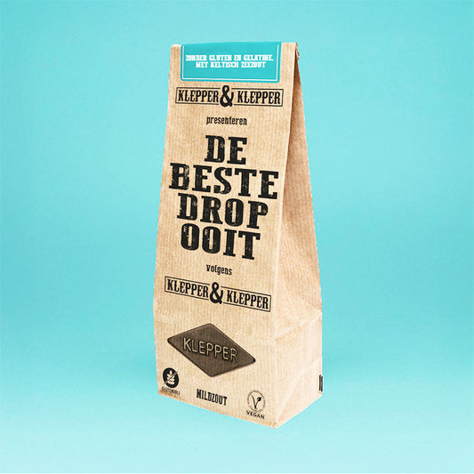 De beste drop ooit volgens Klepper en Klepper. Mildzout 200gram.