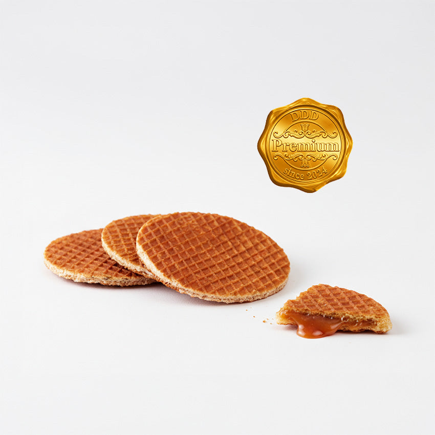 stora premium och handgjörda stroopwafels Dutchbutik från Markus & Markus Holland med flytande 
