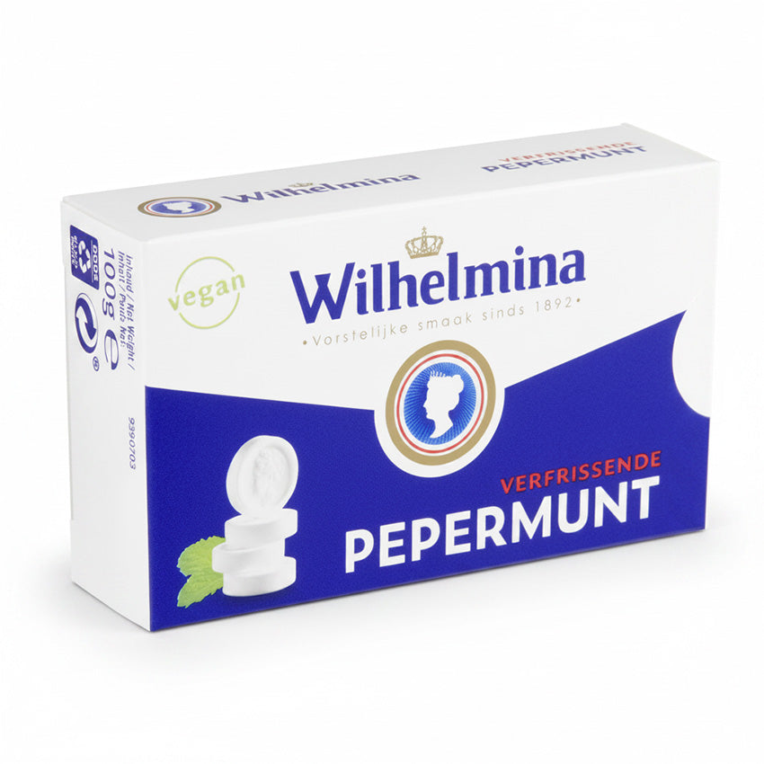 Miffy® liten godisburk med Wilhelmina pepparmynt (100 g) – Exklusivt gåvoset